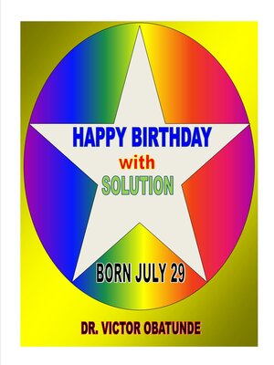 cover image of BORN JULY 29